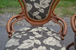 2 Stolar. Rokoko-stil, 1800/1900-talet.