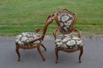 2 Stolar. Rokoko-stil, 1800/1900-talet.