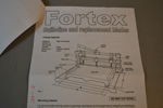 FORTEX. GU-0457-01, Gilijotin / klipp för fiberglas-skivor, aluminium m.m.