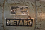 Bänkslipmaskin. Metabo 705, 3-fas.