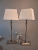 2 Bordslampor, sammankopplade Scan Lamps & 4 fat.