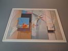 Litografi "Window, Scape" 37/75 Otydlig signatur.