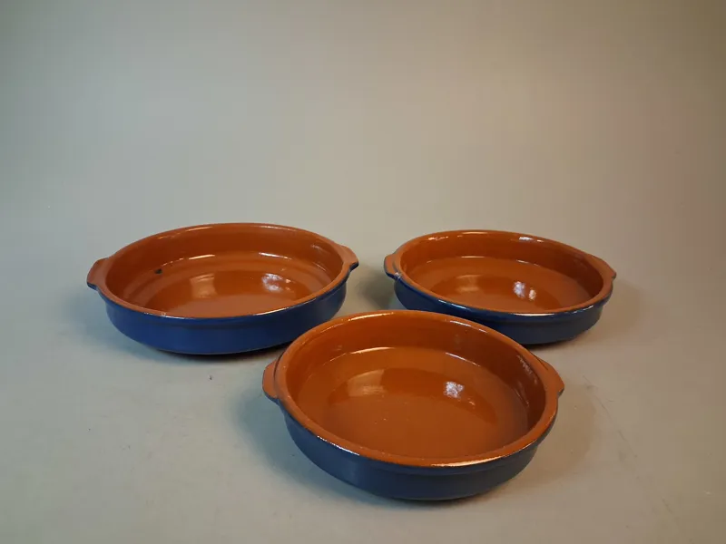 3 Skålar. Terrakotta.