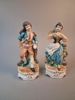 2 Stora figuriner. Capodimonte Italien.