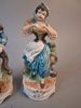 2 Stora figuriner. Capodimonte Italien.