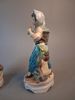 2 Stora figuriner. Capodimonte Italien.