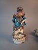 2 Stora figuriner. Capodimonte Italien.