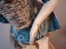 2 Stora figuriner. Capodimonte Italien.