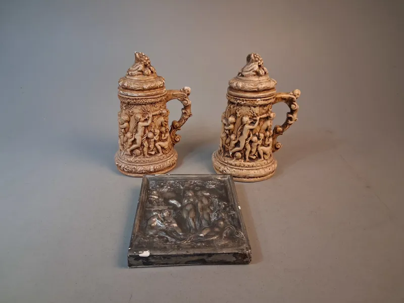 2 Stånka & Relief, Gips, 1900-talet.
