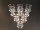 TAPIO WIRKKALA. 6 Snappsglas. "Joiku". Iittala.