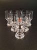 TAPIO WIRKKALA. 6 Snappsglas. "Joiku". Iittala.