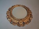 Spegel. Oval form. Samtida, Plast.