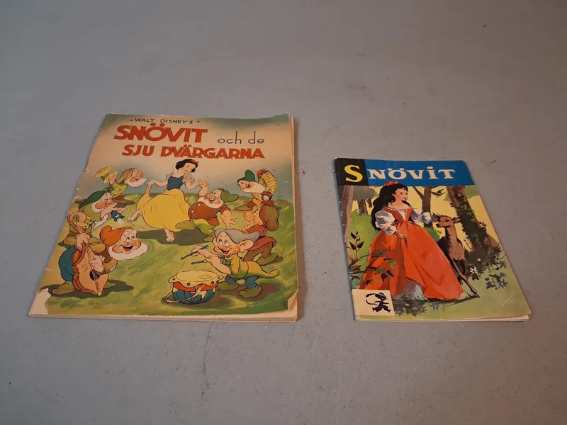 Snövit efter Grimm 1956 & Snövit och de sju dvärgarna Walt Disney`s 1939