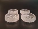 TAPIO WIRKKALA. 4 Dessertskålar & 1 gräddkanna, "Ultima Thule", Iittala.