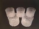 TAPIO WIRKKALA. 5 Större Whiskyglas, "Ultima Thule", Iittala.