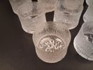 TAPIO WIRKKALA. 9 Mindre Whiskyglas, "Ultima Thule", Iittala.