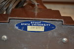 Skrivbordslampa. "Flexo", Art Specialty Co, Chicago, Proviens: Stout State University, Library, USA.