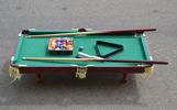 Biljardbord. Miniatyr, 2000-talet.