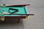Biljardbord. Miniatyr, 2000-talet.