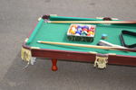 Biljardbord. Miniatyr, 2000-talet.