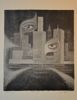 LARS BJERTNER. Reproduktion, "Manhattan", signerad, daterad -83 & numrerad 3/390.
