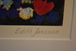 EDITH JANSSON. Färglitografi, signerad & numrerad 302/350.