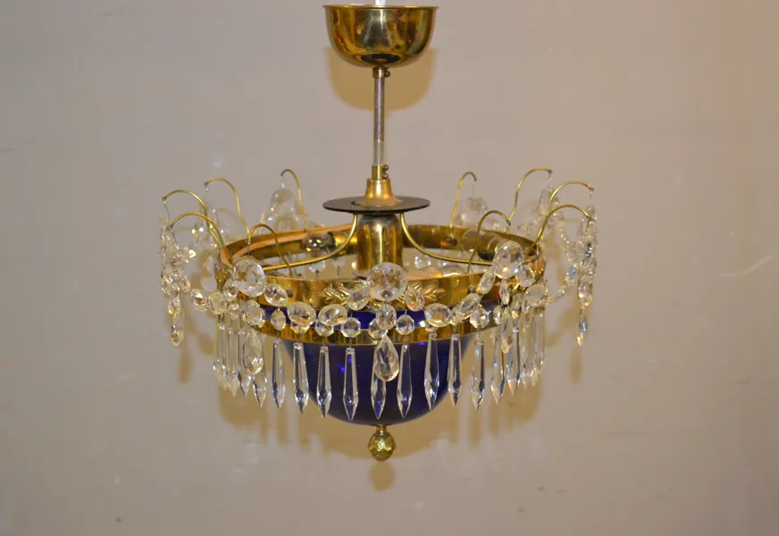 Kristallkrona. Empire-stil, 1900-talet.