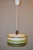 Taklampa. Textil & plast. 1960-talet.