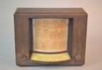 Äldre Radio. "Pionjär", Philips, växelström, bakelit, 1930-talet.