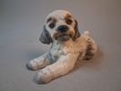 Figurin, hund "Pudel", Goebel, Tyskland.