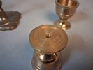 Diverse. Bl.a Malm, nysilver fat med gravyr m.m.