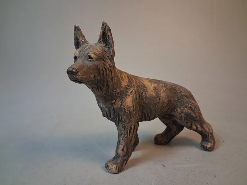 Figurin, Tilgmans, Schäfer, hund.