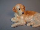 Figurin, keramik, JIE, Hund, "Golden Retriver", Maria Ericsson. 