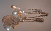 3 Skedar, "Rosen", silver, 48,3gram.