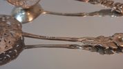 3 Skedar, "Rosen", silver, 48,3gram.