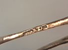3 Skedar, "Rosen", silver, 48,3gram.