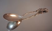 3 Skedar, "Rosen", silver, 48,3gram.