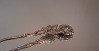 3 Skedar, "Rosen", silver, 48,3gram.