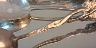 12 Moccaskedar, "Rosen", silver, 130gram.