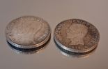 2 Stycken 2 kronor. silver, 1939 & 1940.