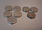8 Stycken 1 kronor, silver, 1943,1945 & 1968.