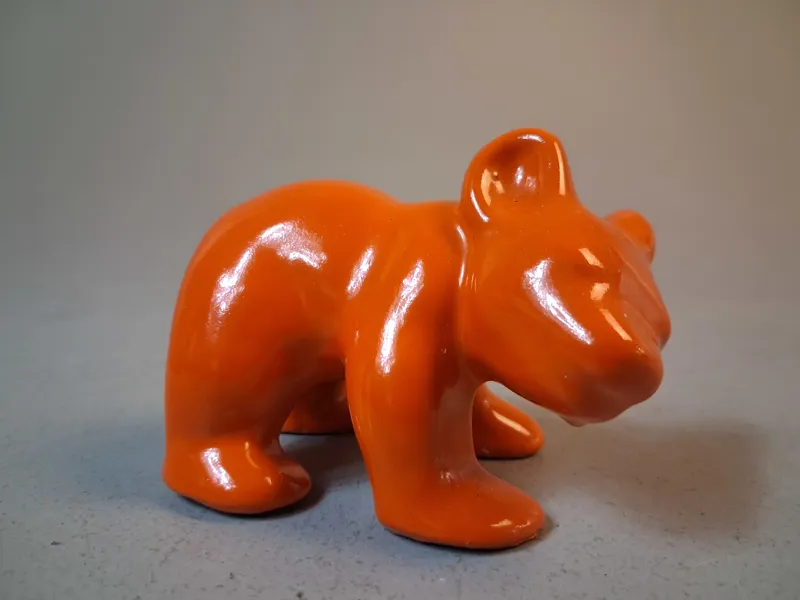 Björn, Upsala Ekeby. Orange, Anna-Lisa Thomson.