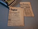 Diverse literatur, häften, böcker, tidningar.