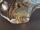 Glas skulptur, fisk, Reijmyre,