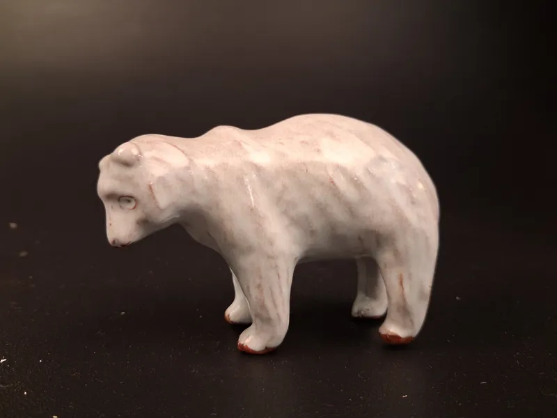 Figurin, Björn. Troligtvis Upsala Ekeby.
