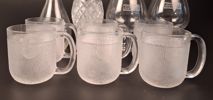 Diverse glas. Bl.a Ölglas 0,5 Liter.