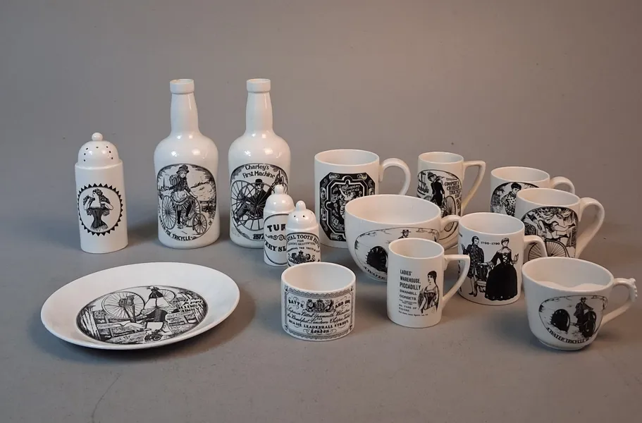 Diverse delar från portmeirion. Potteries. Stock-on-Trent.