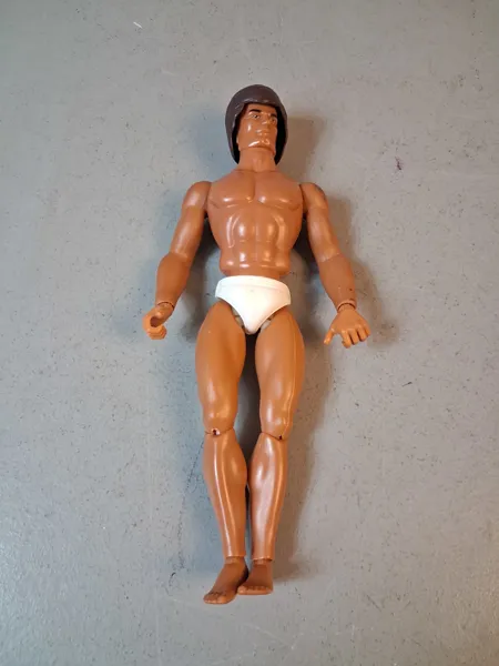 Docka. Big Jim, Mattel inc 1971 HongKong U.S and foreign patented.
