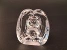Diverse glasskulpturer. Bl.a Bergdala troll.
