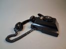 Äldre väggtelefon, Bakelit. Televerket staden Nynäshamn.